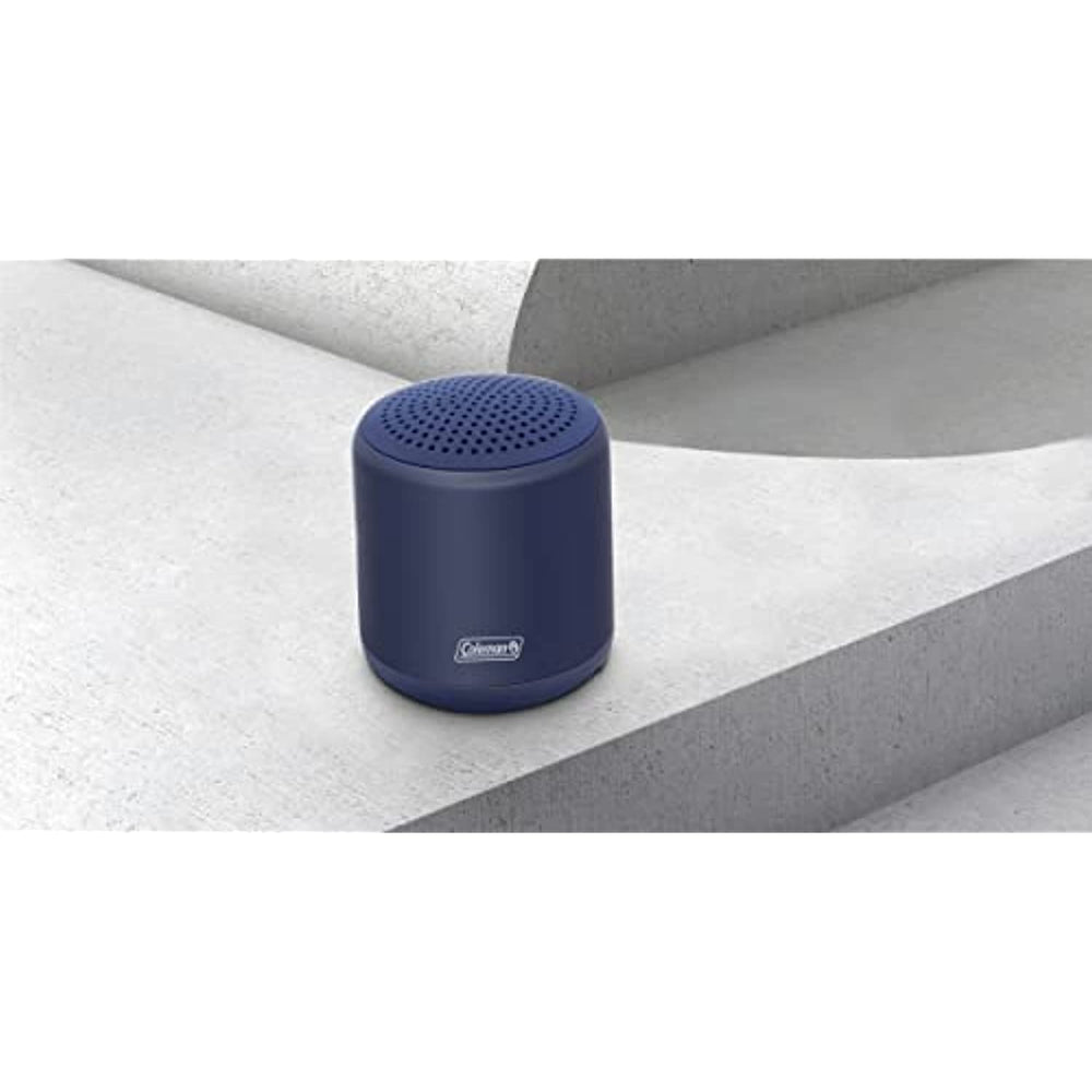 Coleman CBT25 5 Watt Water Resistant Bluetooth Mini Speaker (Navy Blue)