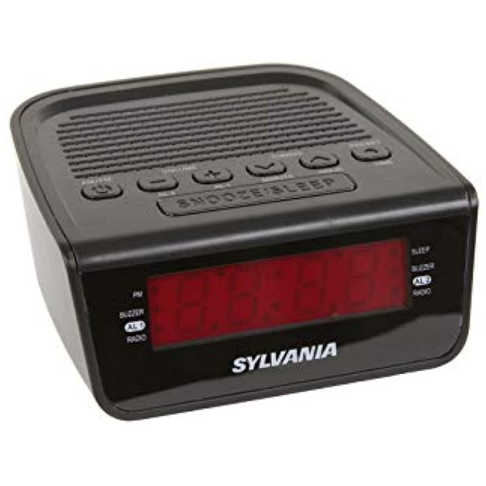 Sylvania SCR1388 AM/FM Alarm Clock Radio
