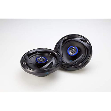 Autotek ATS653 6.5 Inch 3 Way Car Speakers (Black and Blue, Pair) - 300 Watt Max, 3 Way, Voice Coil, Neo-Mylar Soft Dome Tweeter, Pair of 2 Car Speakers