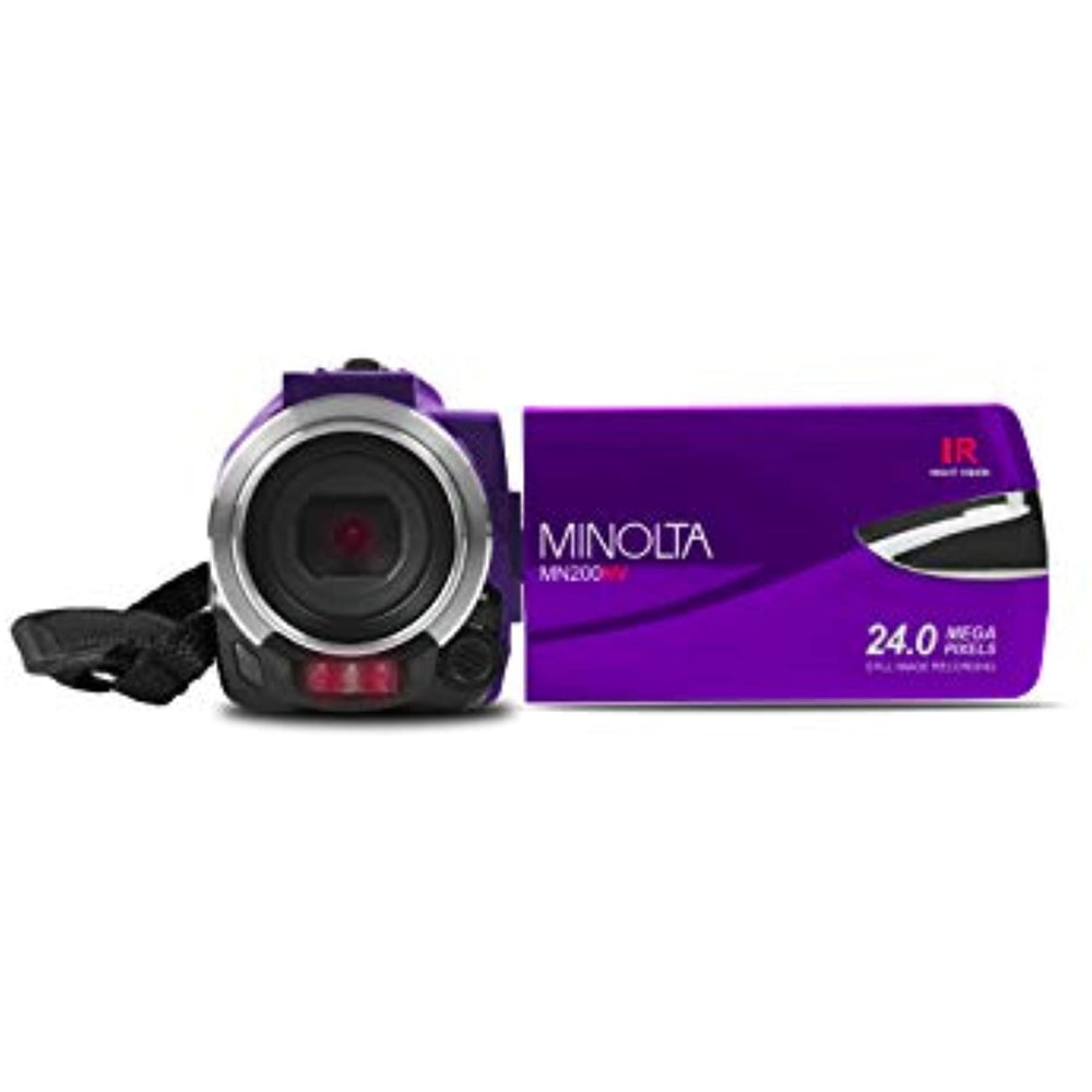 Minolta MN200NV 1080p Full HD Night Vision Camcorder with WiFi