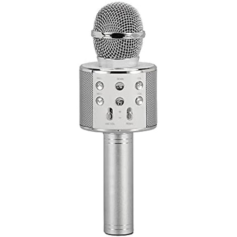 Supersonic Microphone With Built-in Hi-fi Speaker (silver)