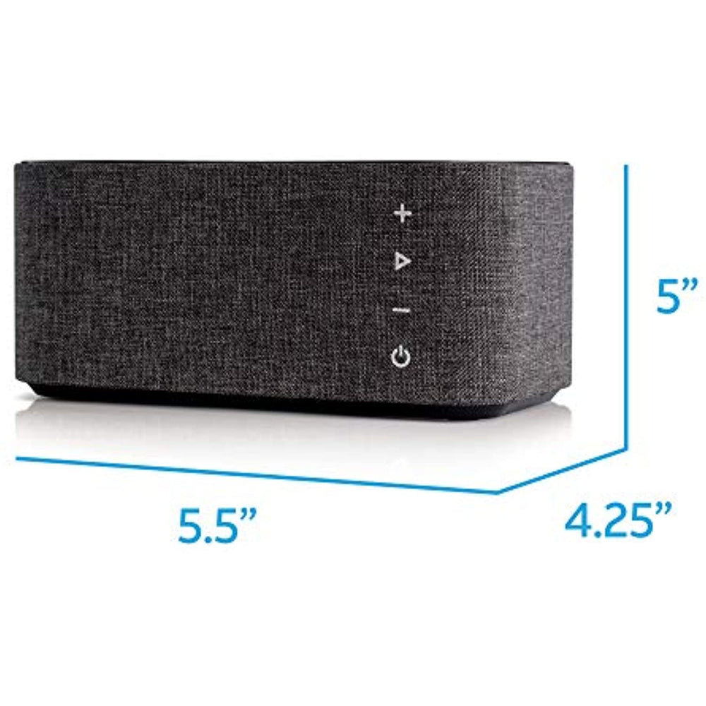 AT&T Q10-BLK Wireless Charging Bluetooth Speaker With Built In 4000 MAH Power Bank And USB Port