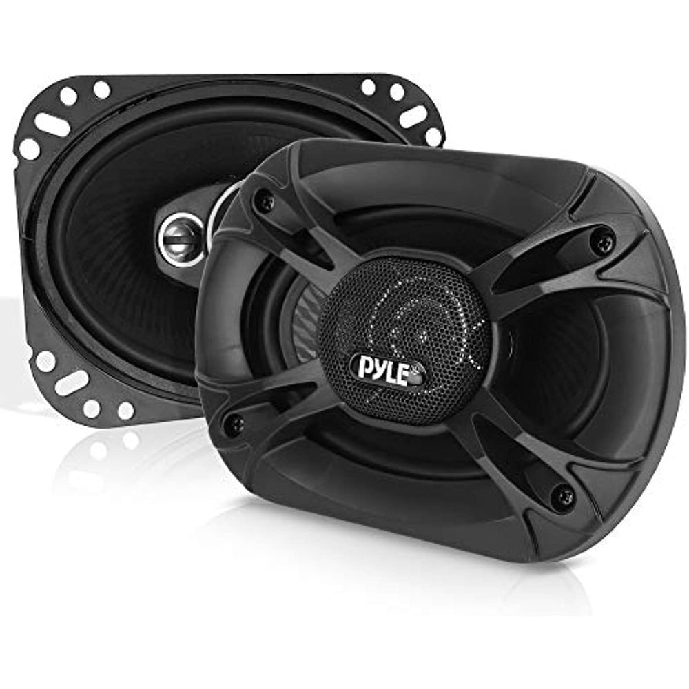 3-Way Universal Car Stereo Speakers - 300W 5”x7” Triaxial Loud Pro Audio Car Speaker Universal Quick Replacement Component Speaker Vehicle Door/Side Panel Mount Compatible - Pyle PL5173BK (Pair)
