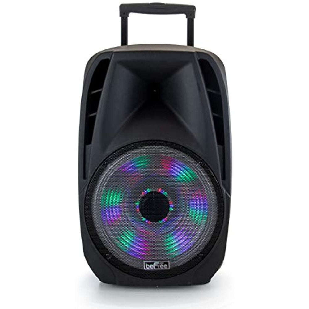 beFree Sound BFS-6100 Bluetooth Tailgate Speaker with Sound/Volume Reactive Lights, Blue (93092772M)