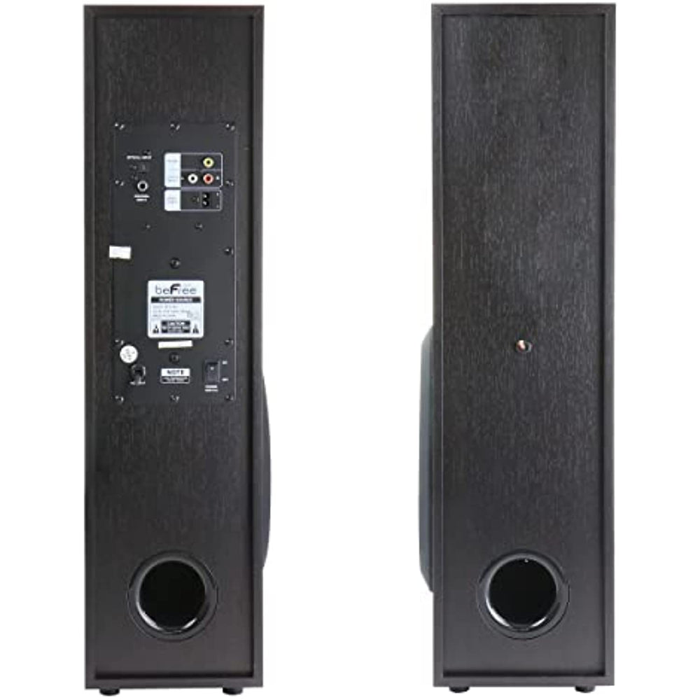 beFree Sound 2.1 Channel Bluetooth Tower Speakers with Optical Input
