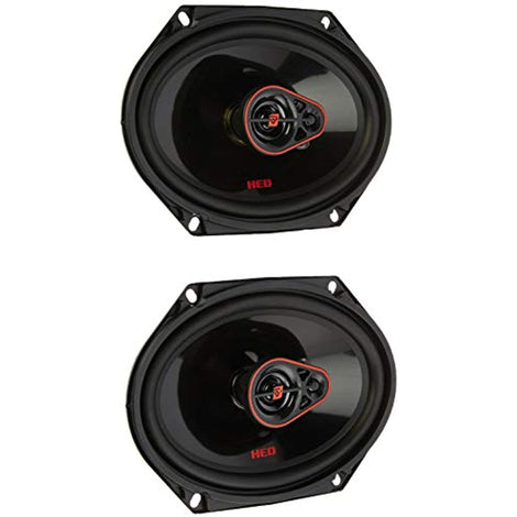 CERWIN-VEGA Mobile H7683 HED(R) Series 3-Way Coaxial Speakers (6" x 8", 360 Watts max)