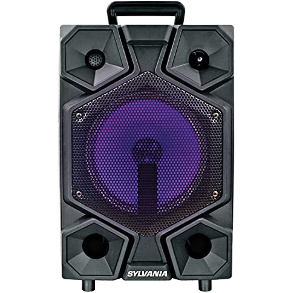 Sylvania SPA081-B 8-Inch Bluetooth Tailgate Speaker with FM Radio