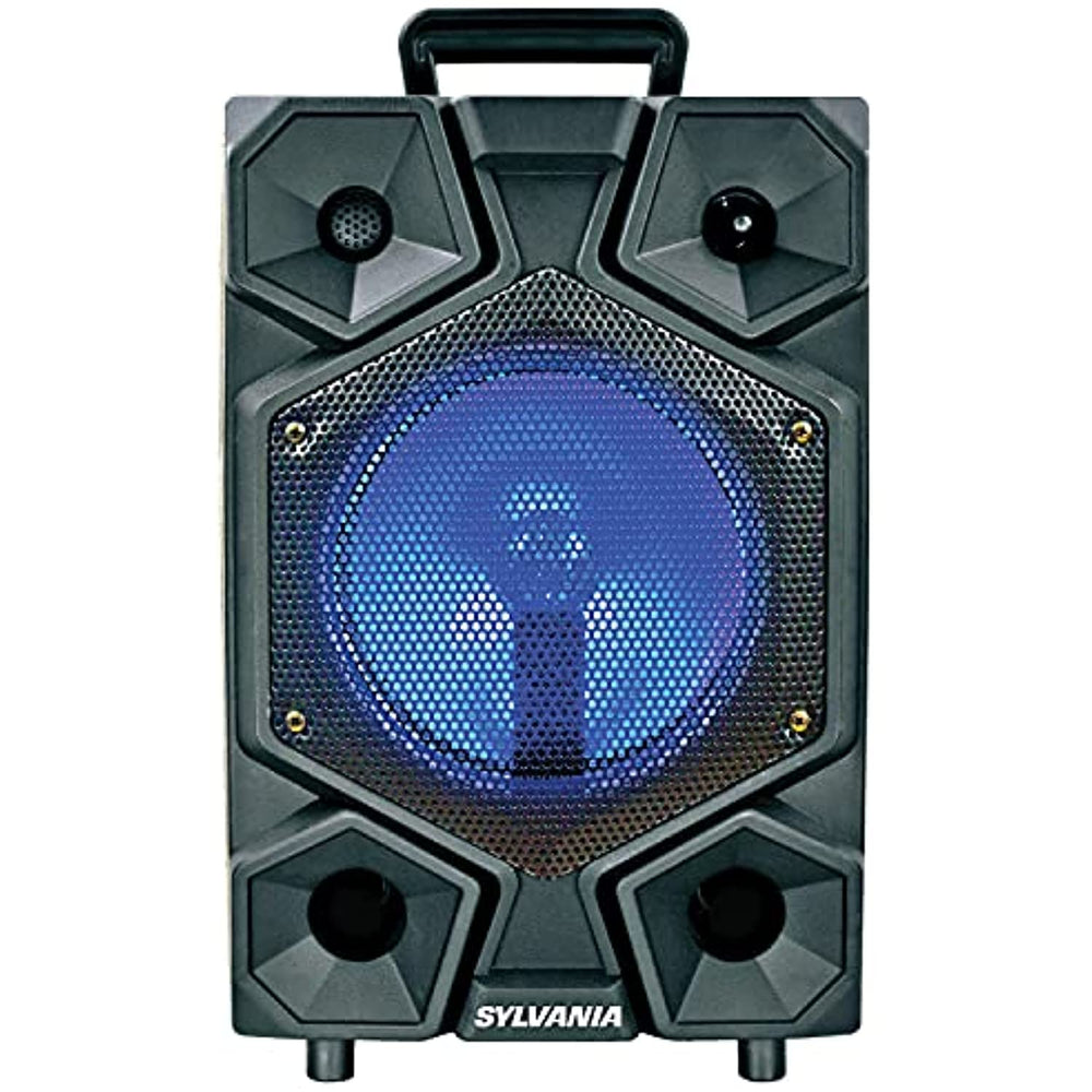 Sylvania SPA081-B 8-Inch Bluetooth Tailgate Speaker with FM Radio