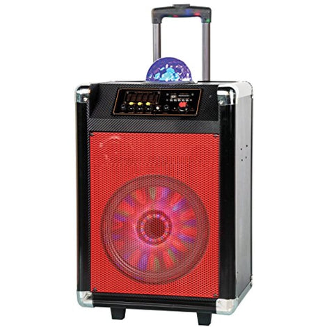 Supersonic Portable Bluetooth DJ Speaker System Red (Each)