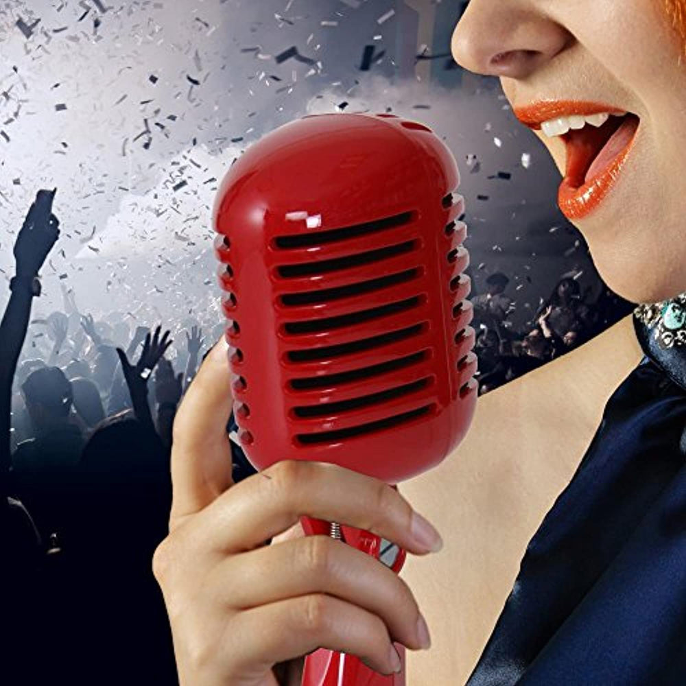 Pyle Pro Pdmicr42r Classic Retro Vintage-style Dynamic Vocal Microphone (red)