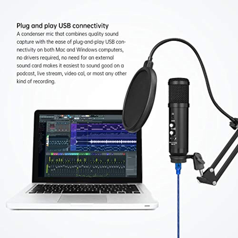 Blackmore Pro Audio BMP-25 USB Condenser Microphone Kit