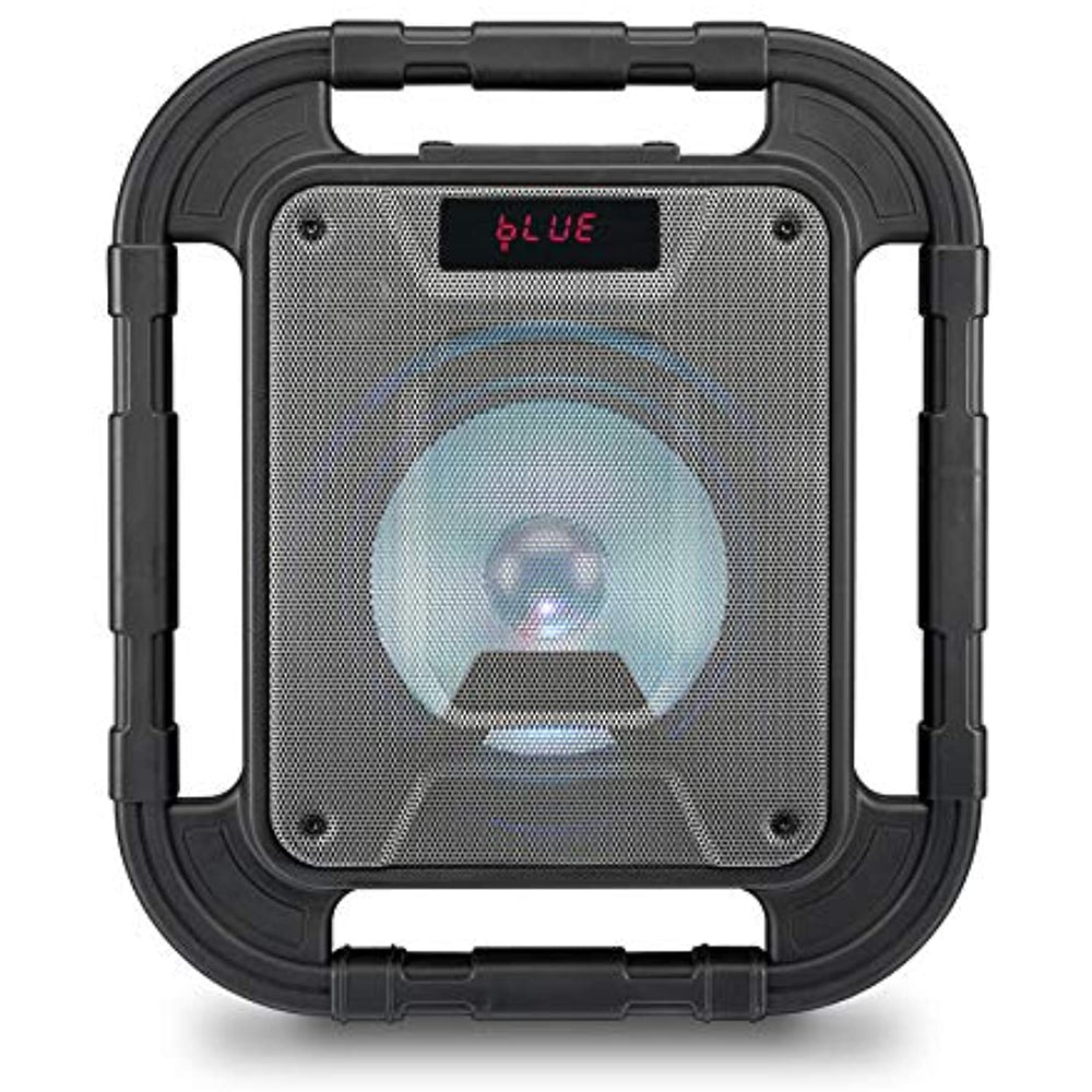 iLive ISBW519B Water Resistant Wireless Speaker, with LED Light Effects and Built-in Rechargeable Battery, Black