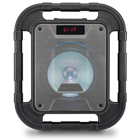 iLive ISBW519B Water Resistant Wireless Speaker, with LED Light Effects and Built-in Rechargeable Battery, Black