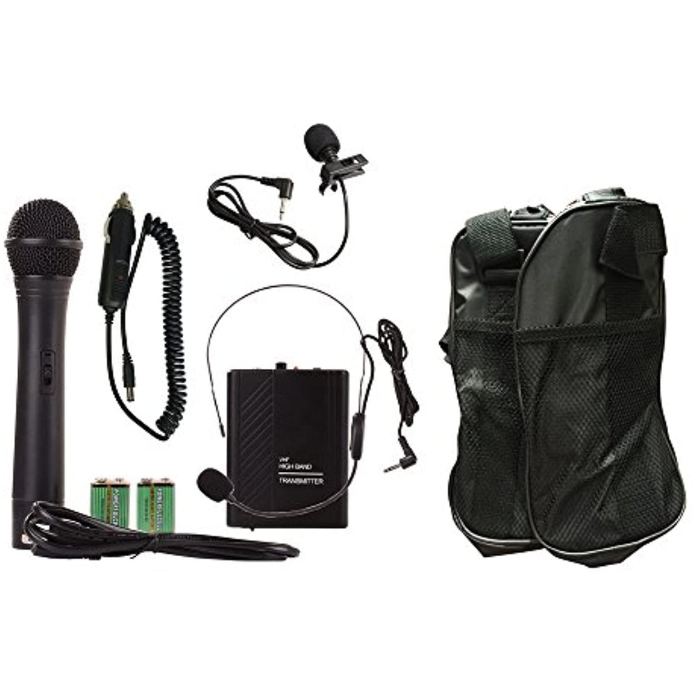 Pyle Pro Pwma1216bm Portable Amp & Microphone System