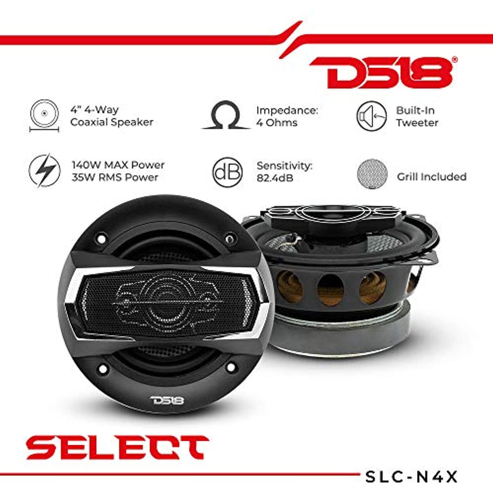 DS18 SLC-N4X Coaxial Speaker - 4