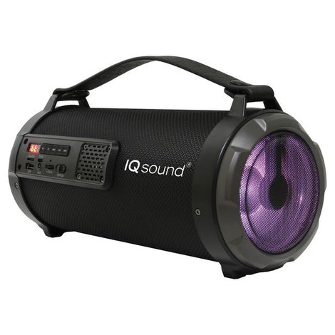 Supersonic IQ-2304BT 4 in. 11.5W 2-Way Portable Bluetooth Rechargeable Speaker with FM Radio & RGB Lights&#44; Black