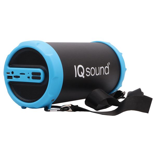 Supersonic IQ-1606BT-BLU 3 in. Portable Bluetooth Rechargeable Speaker with FM Radio, Blue